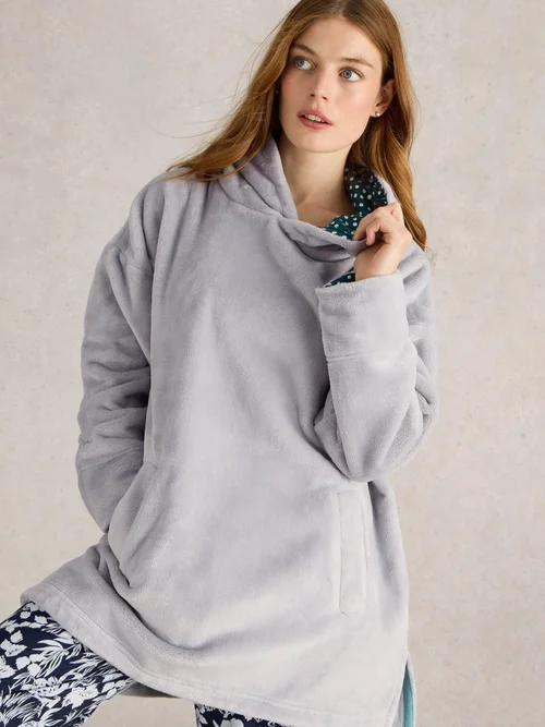 Sweat à capuche douillet Clover - Lgt Grey - XXXL Image 3