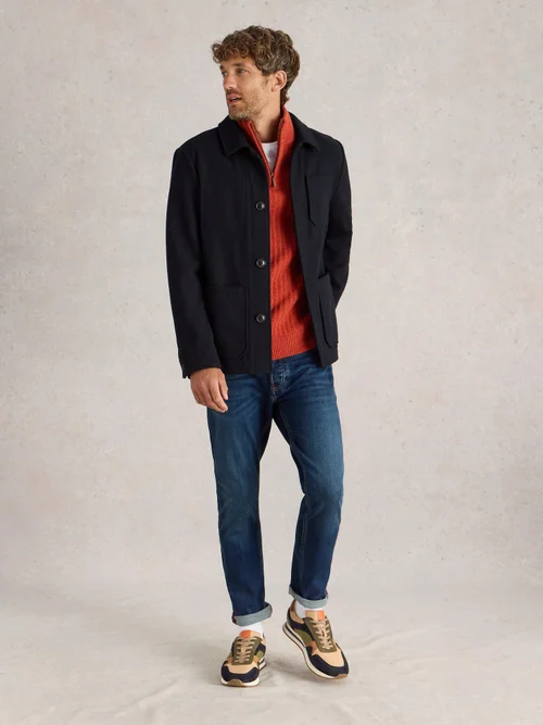 Veste de travail en laine - Dark Navy - S Image 2
