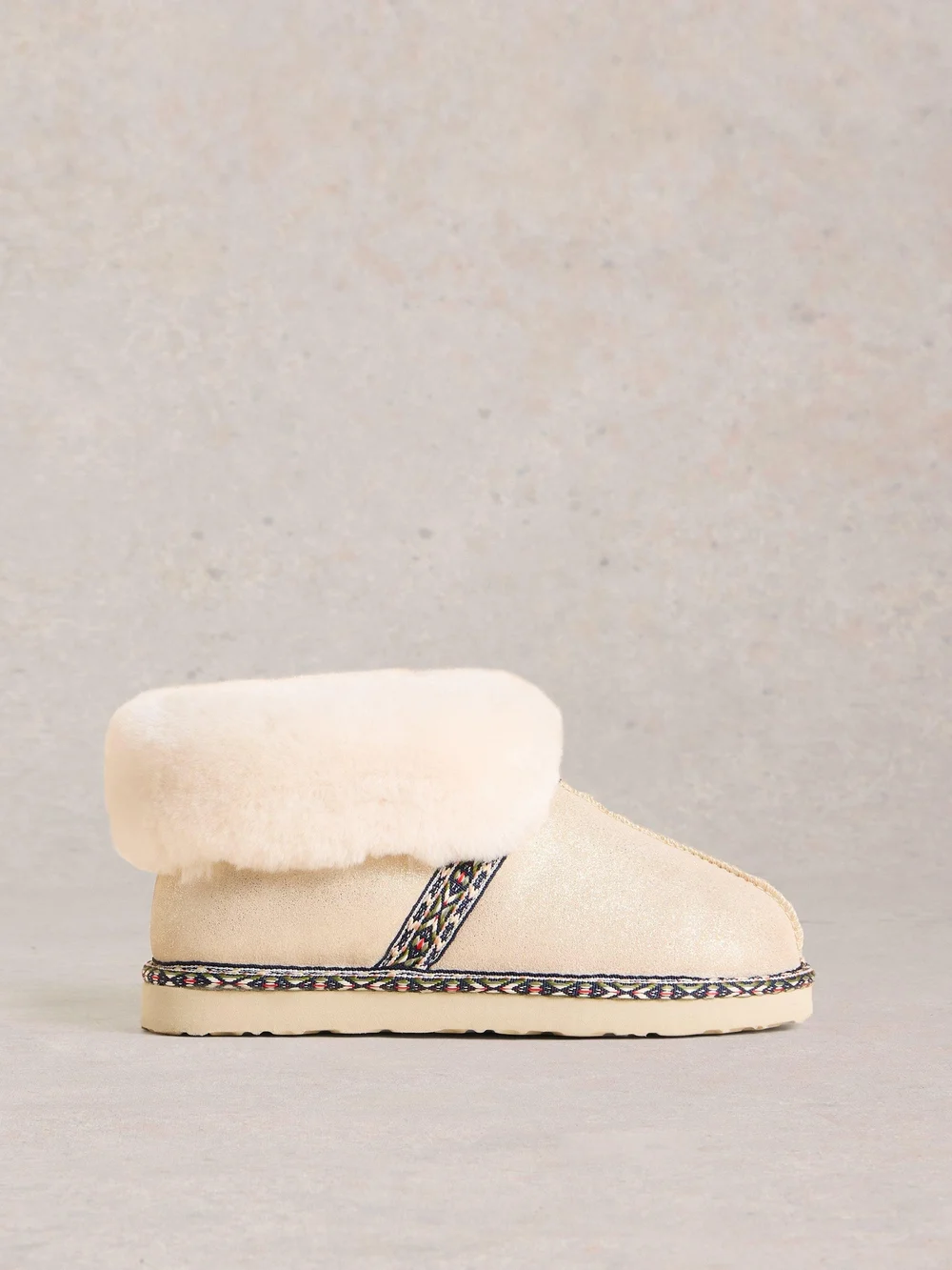 Bottines en daim et peau de mouton - Gld Tn Met - S Image 1