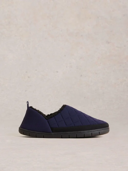 Pantoufles matelassées en nylon - Dark Navy - 46 Image 1