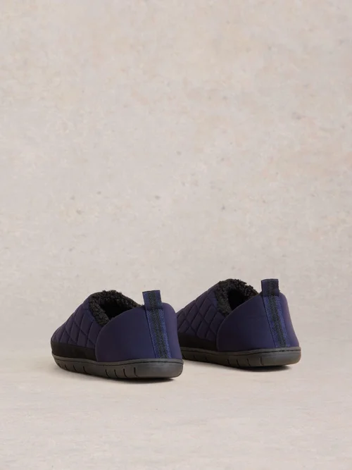 Pantoufles matelassées en nylon - Dark Navy - 46 Image 4