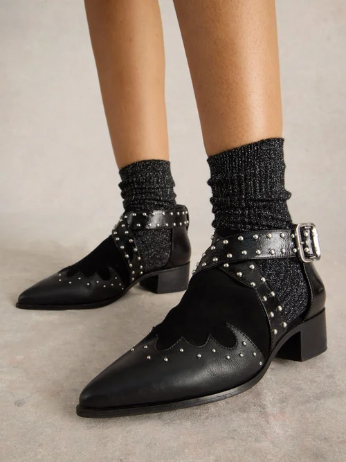 Bottines à clous - Pure Blk - 40 Image 2