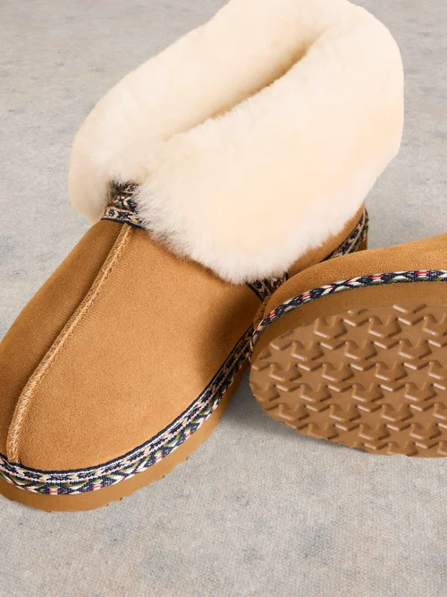 Bottines en daim et peau de mouton - Tan Multi - S Image 3