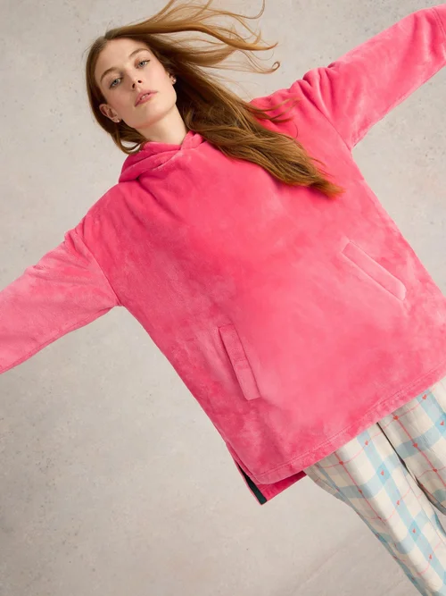 Sweat à capuche douillet Clover - Brt Pink - M Image 3