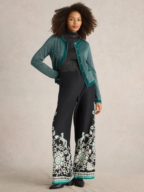 Pantalon large Belle - Blk Mlt - 52/R Image 2