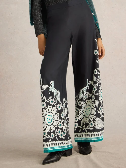 Pantalon large Belle - Blk Mlt - 52/R Image 3