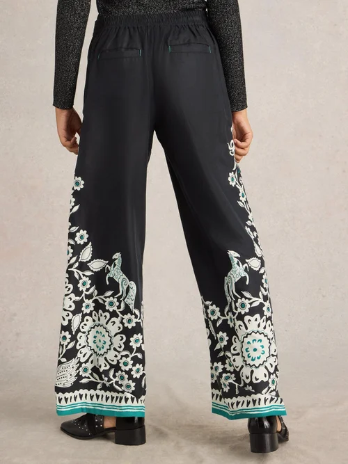 Pantalon large Belle - Blk Mlt - 42/R Image 4