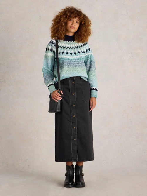 PULL FAIRISLE SASHA - Blue Mlt - 52 Image 2