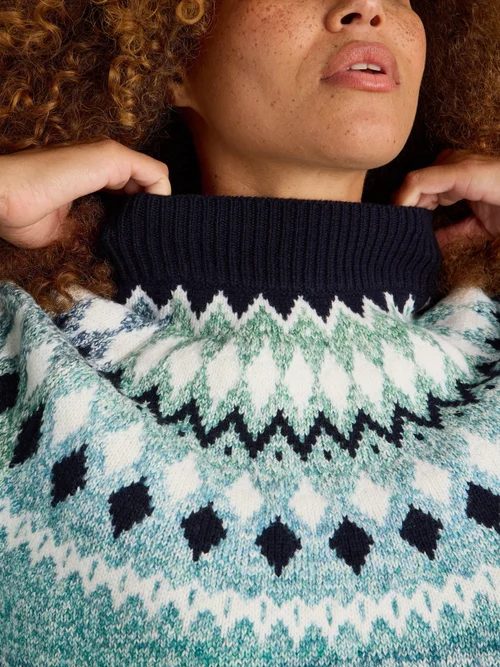 PULL FAIRISLE SASHA - Blue Mlt - 52 Image 3