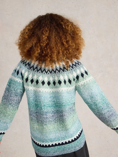 PULL FAIRISLE SASHA - Blue Mlt - 52 Image 4