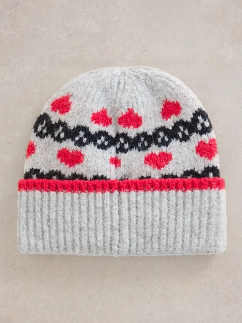 Bonnet Fairisle Heart Image 3