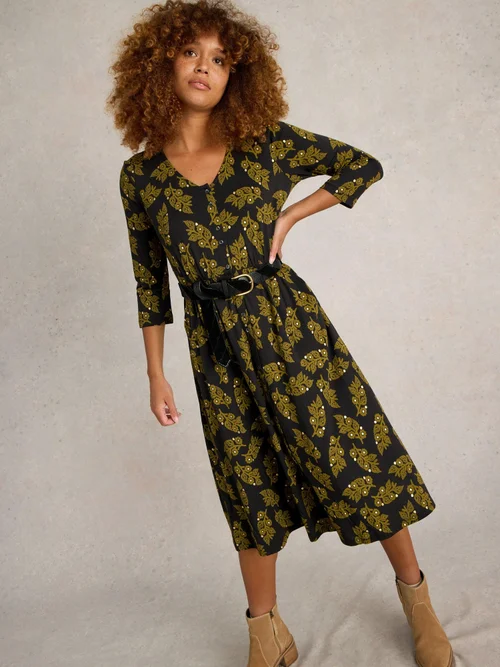 Robe en jersey Mia - Blk Mlt - 52/R Image 1
