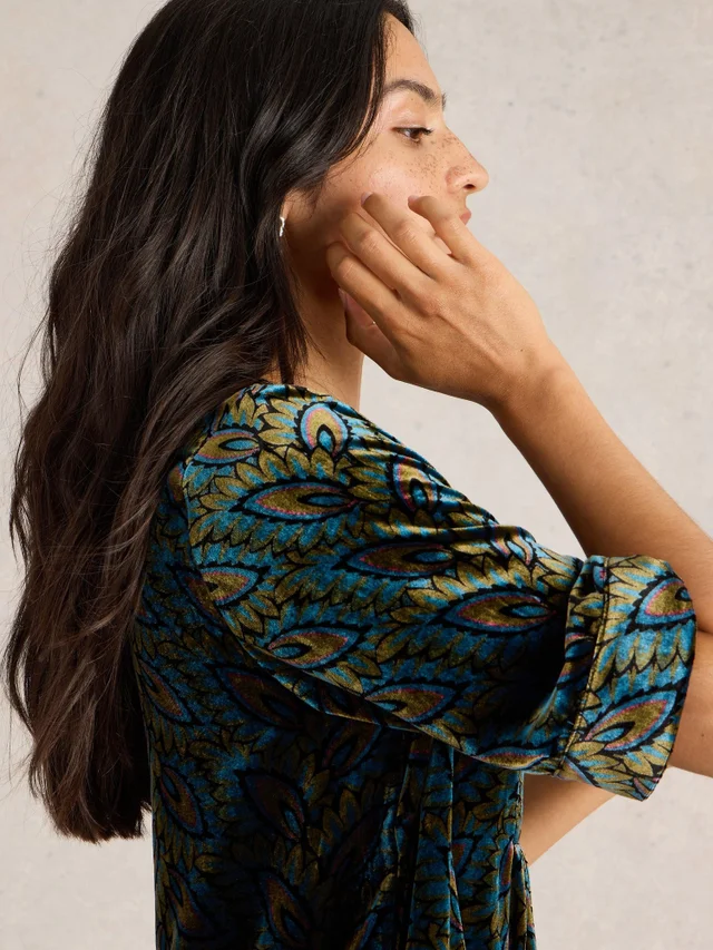 Robe en velours mélangé Ash