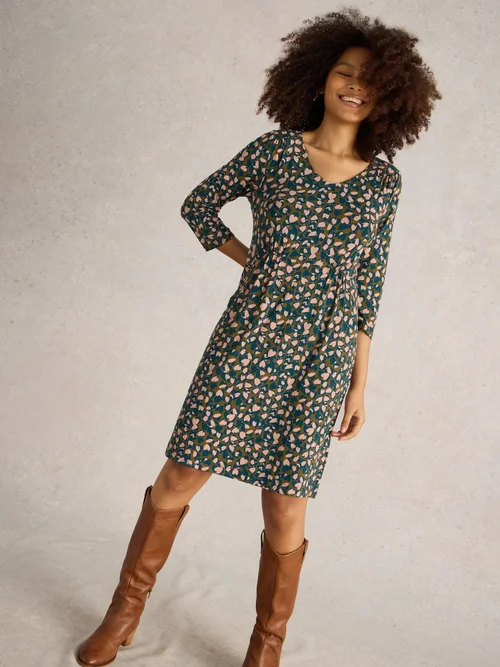 Robe en jersey Tallie - Green Pr - 52/R Image 1