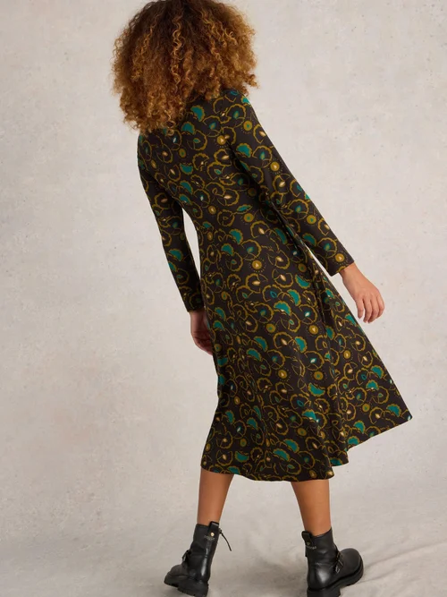 Robe en jersey Madeline - Blk Mlt - 52/R Image 4