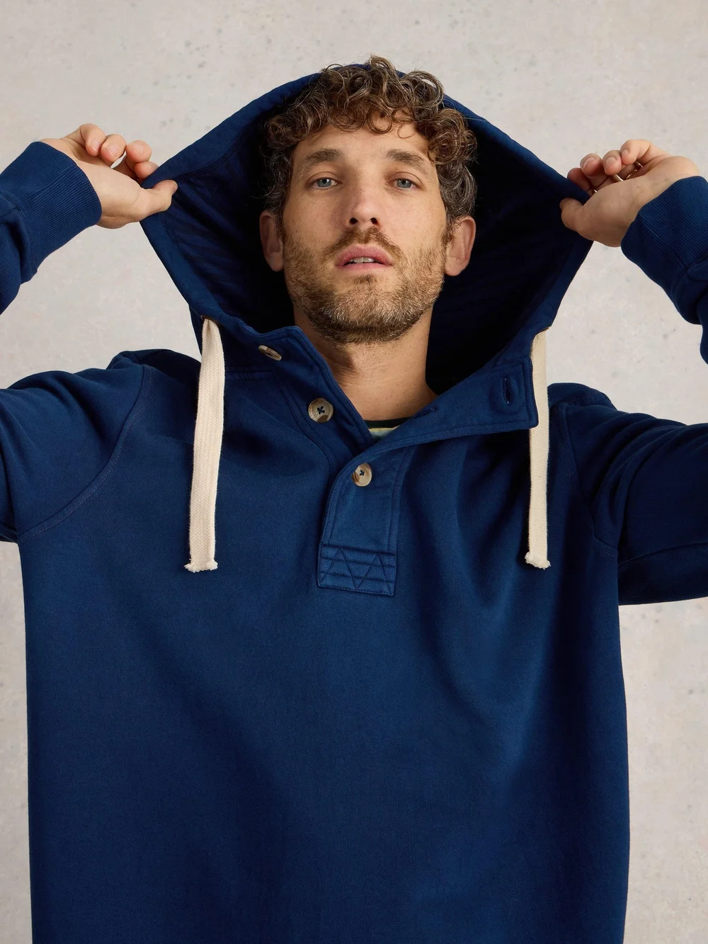 Sweat à capuche Brampton - Mid Blue - XXXL Image 1