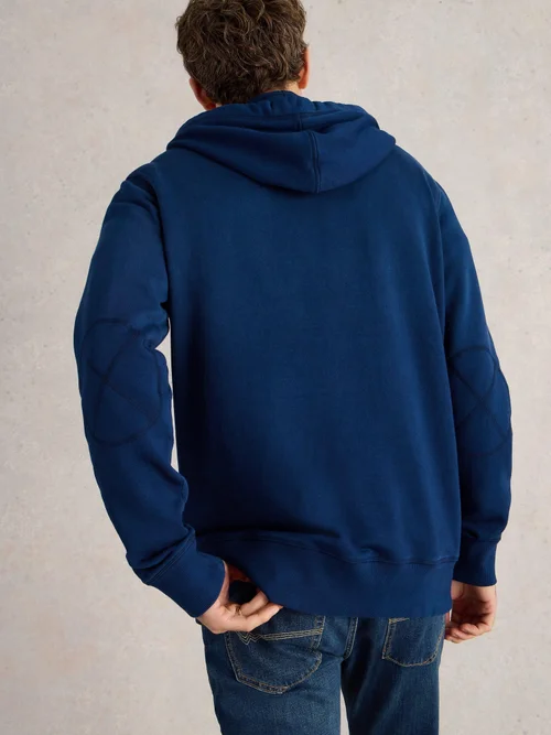 Sweat à capuche Brampton - Mid Blue - S Image 4