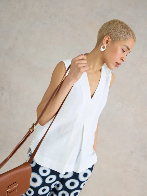 Chemise En Jersey Mélangé Celia - Bril White - 52 Image 1