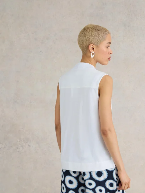 Chemise En Jersey Mélangé Celia - Bril White - 52 Image 4