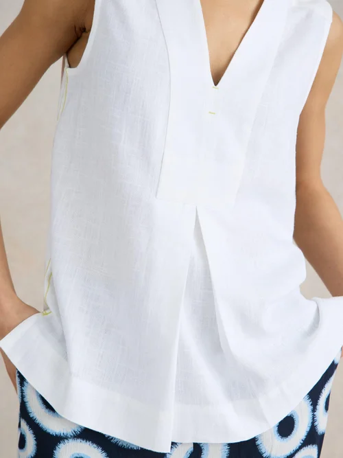 Chemise En Jersey Mélangé Celia - Bril White - 52 Image 2