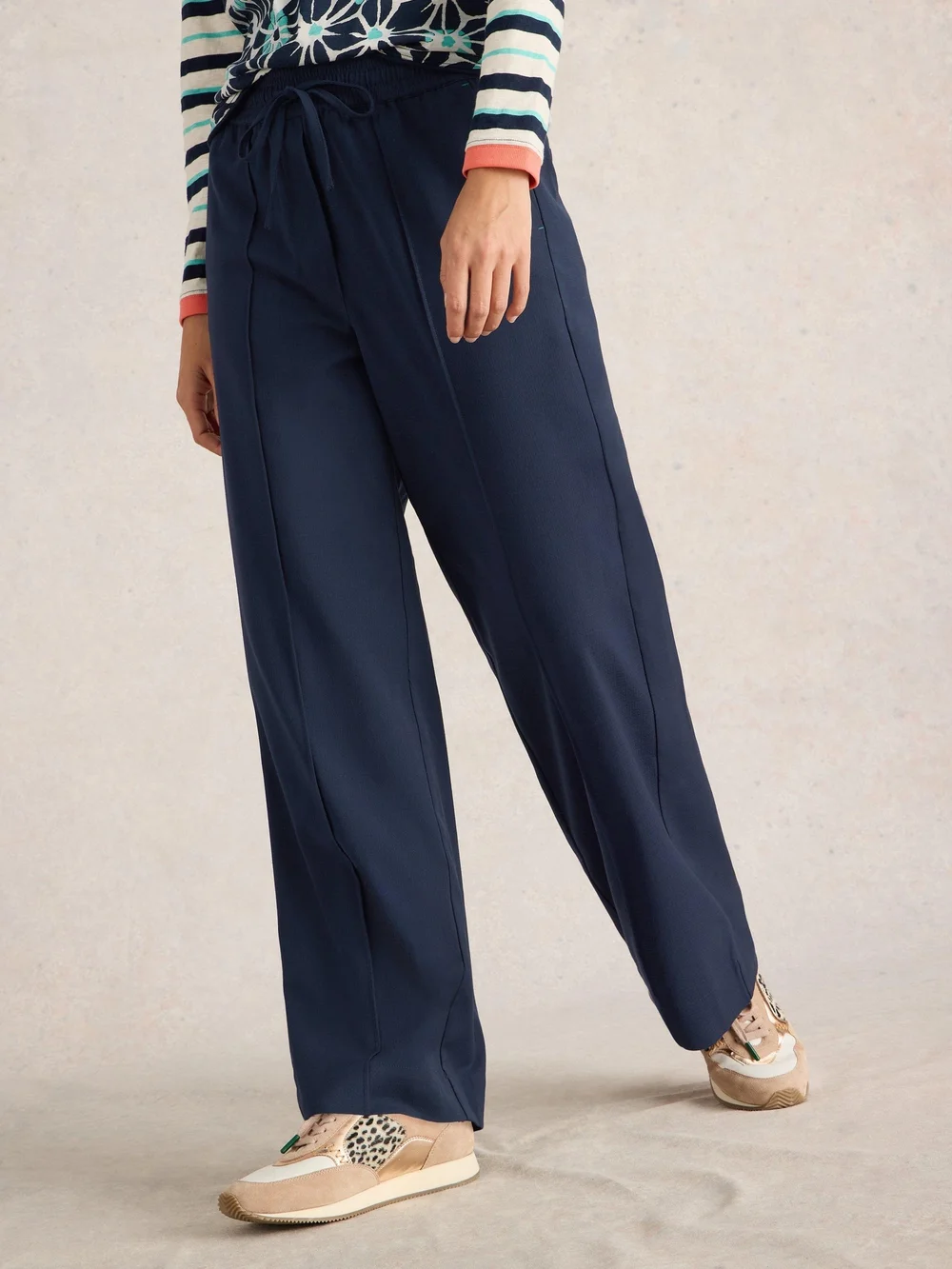 Pantalon large Freda - Dark Navy - 50/R Image 1