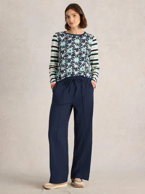 Pantalon large Freda - Dark Navy - 50/R Image 2