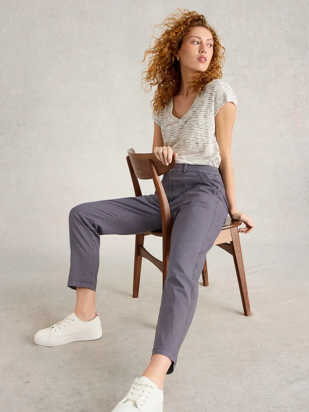 Pantalon Chino Twister - Mid Purple - 52/R Image 1