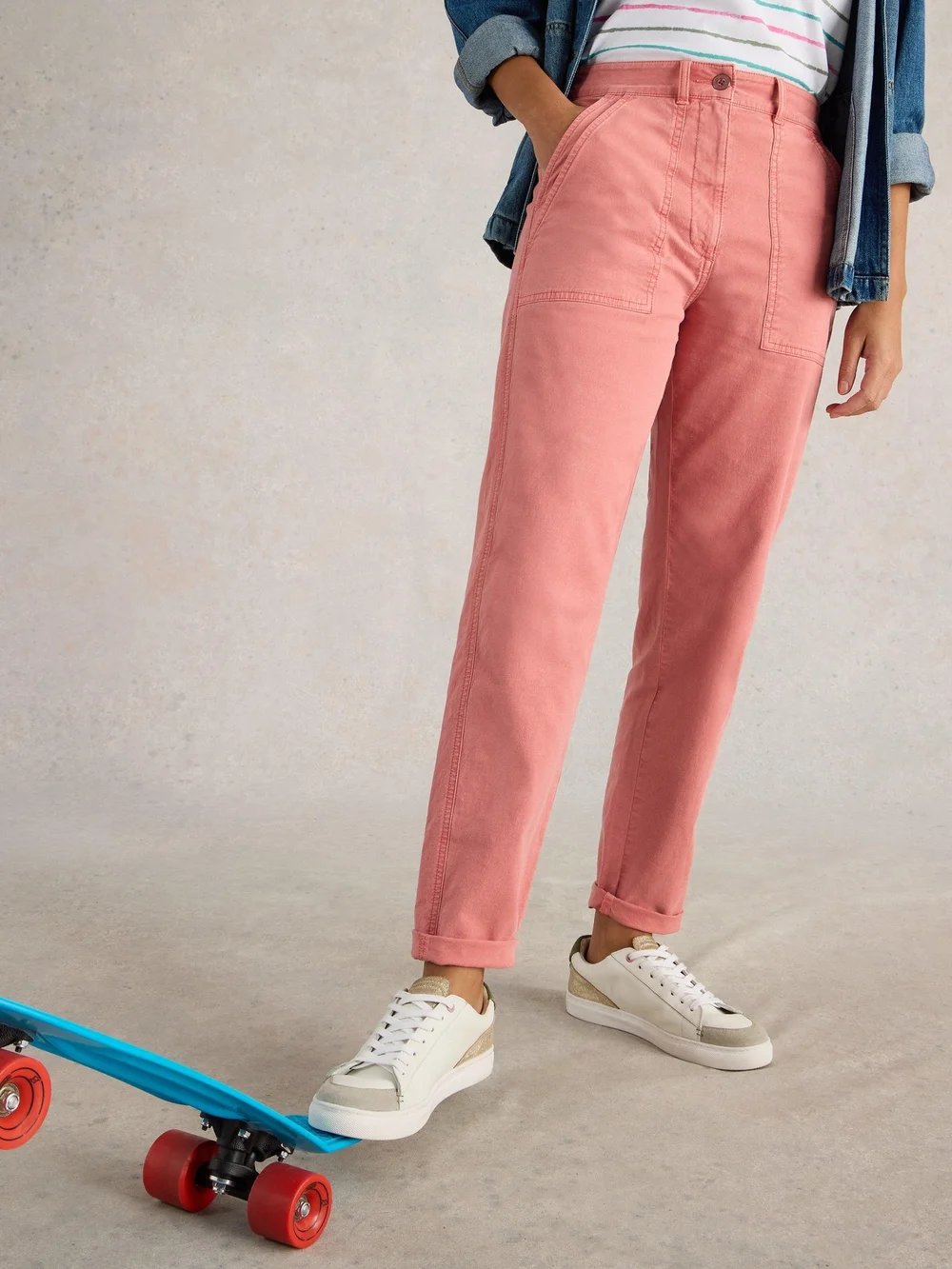 Pantalon Chino Twister - Mid Red - 48/R Image 1