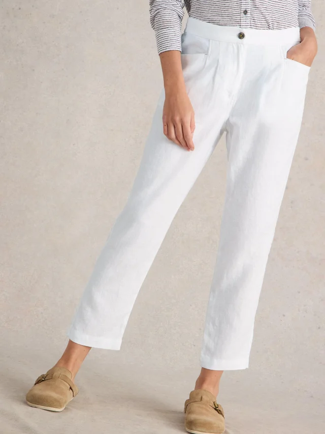 Pantalon En Lin Rowena