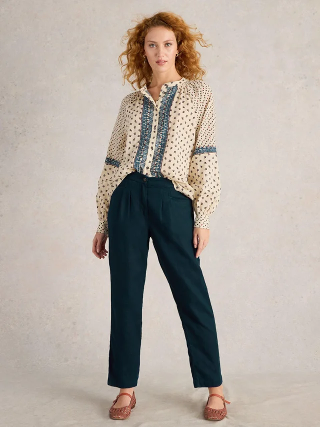 Pantalon En Lin Rowena