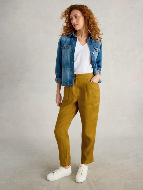 Pantalon En Lin Rowena - Mid Chart - 50/R Image 2