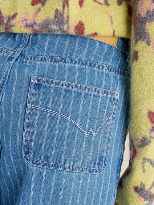 7/8-Jeans Tia mit weitem Bein - Denim Mlt - 44/R Image 3