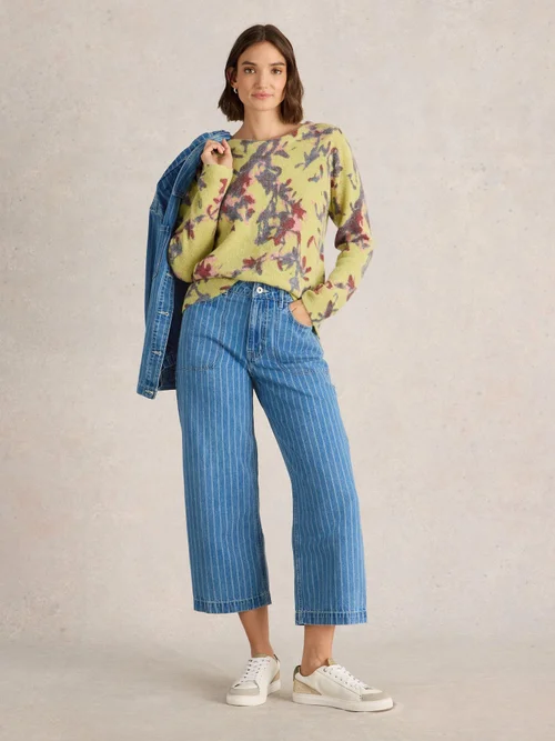 7/8-Jeans Tia mit weitem Bein - Denim Mlt - 44/R Image 2