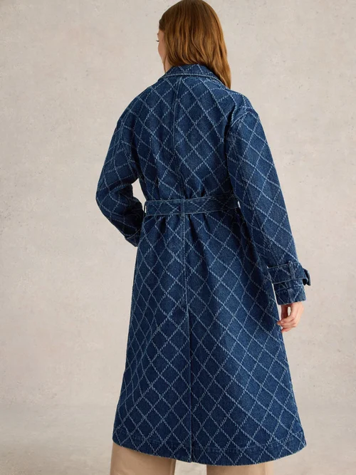 Trench-coat en denim Dori - Denim Mlt - 44 Image 4