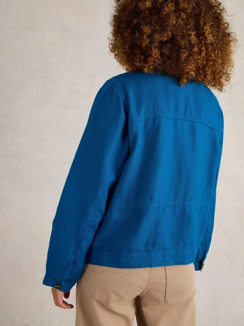 Veste en lin Camille - Brt Blue - 52 Image 4