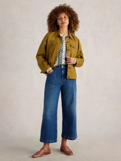 Veste en lin Camille - Khaki Grn - 52 Image 2