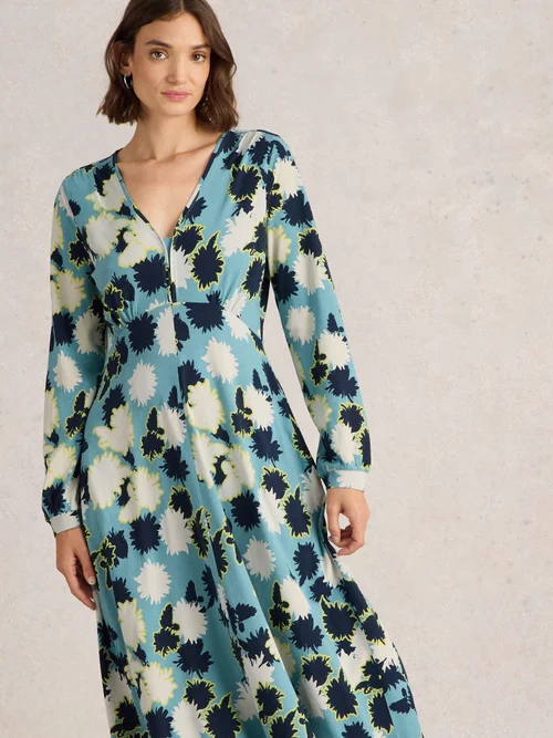 Robe en jersey Megan - Blue Pr - 50/R Image 3