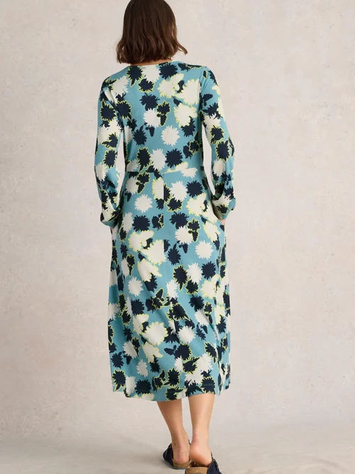 Robe en jersey Megan - Blue Pr - 50/R Image 4