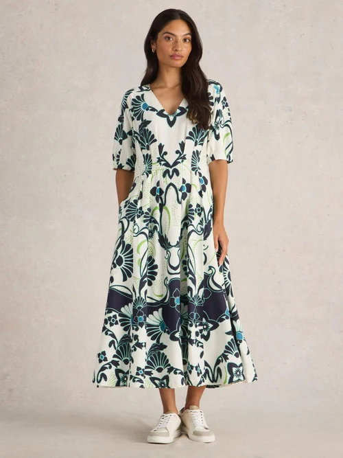 Robe Kate en lin mélangé - Ivory Pr - 52/R Image 2