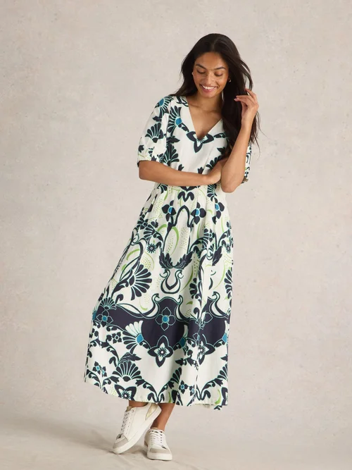 Robe Kate en lin mélangé - Ivory Pr - 52/R Image 3