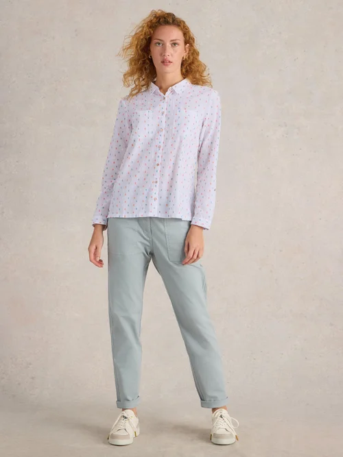 Chemise Sophie En Coton Biologique - Ivory Mlt - 52 Image 2