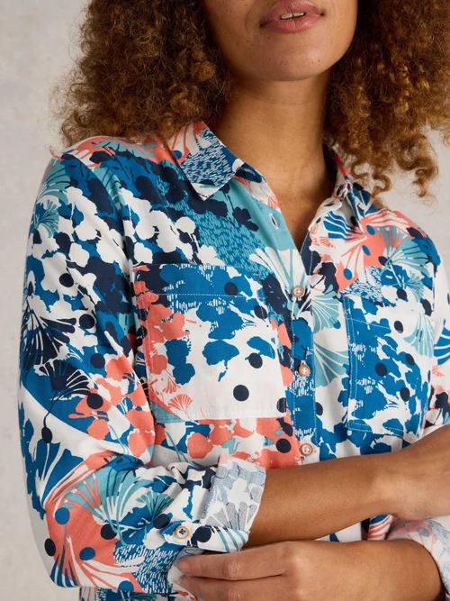 Chemise Sophie En Coton Biologique - Ivory Pr - 42 Image 3