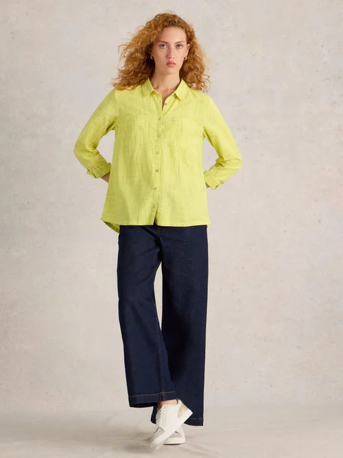 Chemise Sophie En Coton Biologique - Yellow Mlt - 50 Image 2