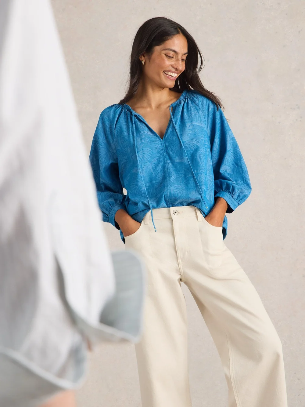 Top jacquard Marley - Chamb Blue - 40 Image 1