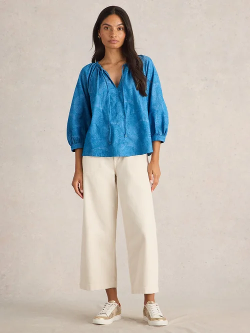 Top jacquard Marley - Chamb Blue - 40 Image 2