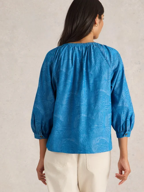 Top jacquard Marley - Chamb Blue - 38 Image 4