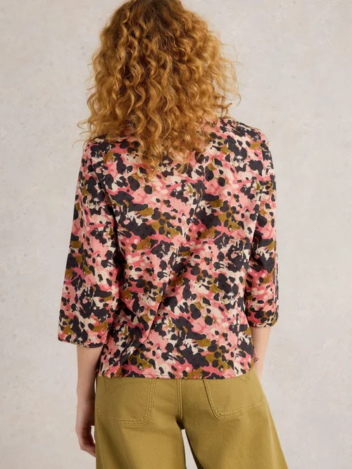 Top en coton biologique Rae - Pink Pr - 52 Image 4