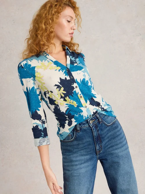 Chemise en jersey Annie - White Mlt - 52 Image 3