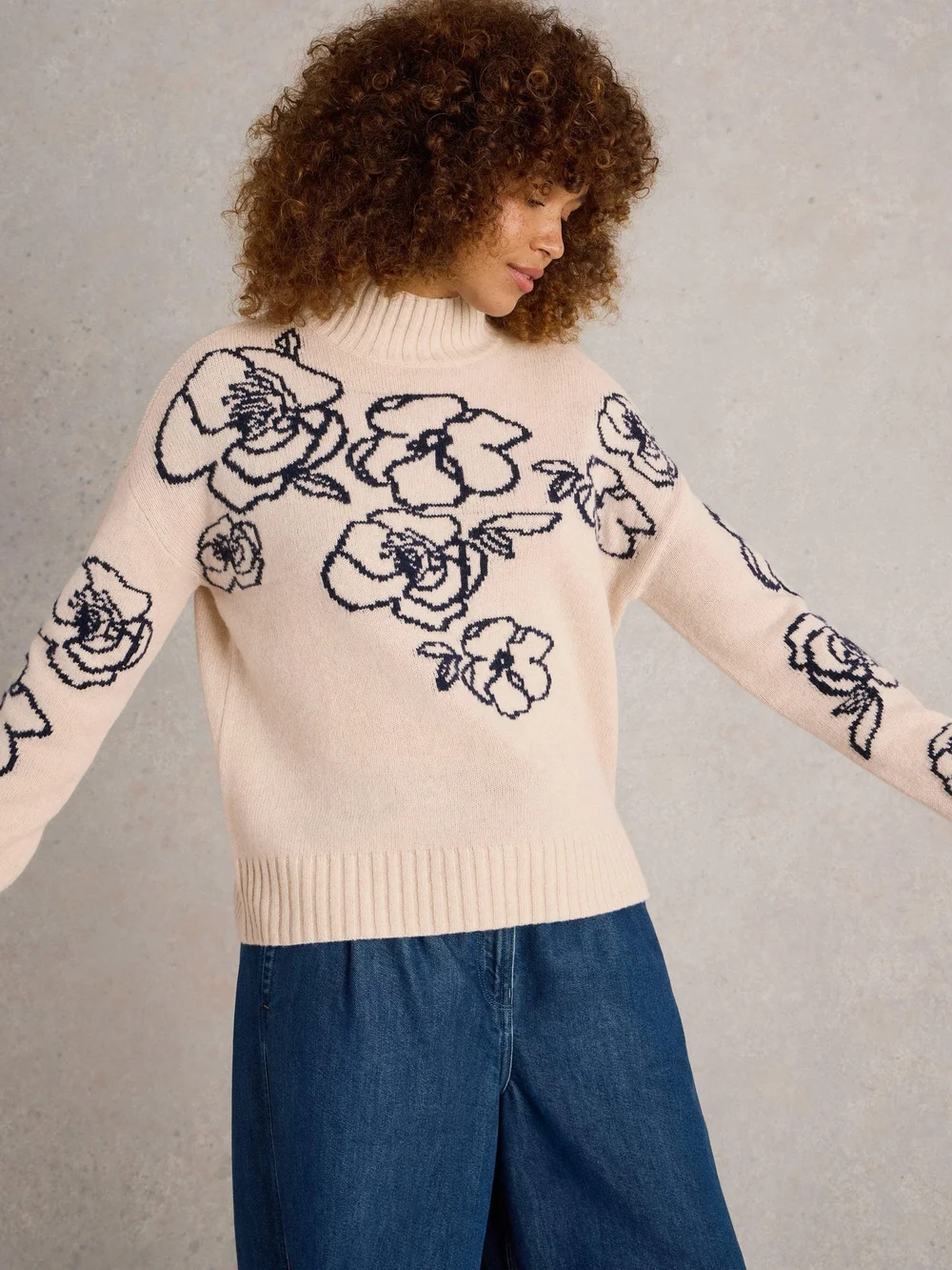 PULL SPRIG FLORAL - Nat Mlt - 52 Image 1