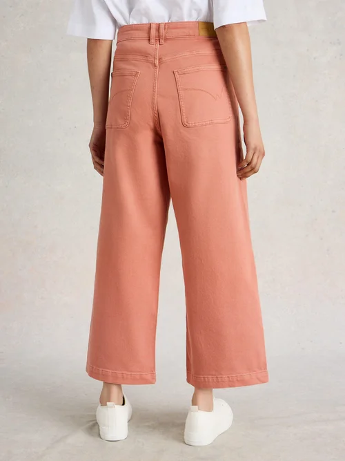 7/8-Jeans Tia mit weitem Bein - Mid Orange - 40/R Image 4